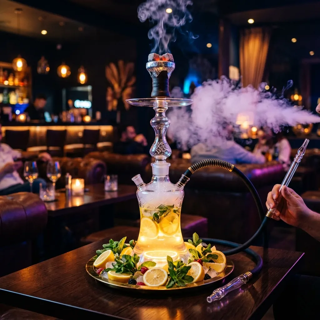 شيشة ليمون ونعناع باردة