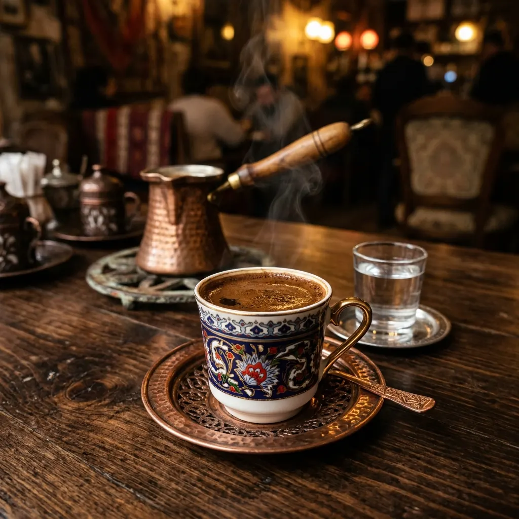 قهوة تركية بالهيل